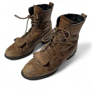 Ariat Heritage Lacer STYLE 3325 Women’s Size 6c Brown Leather Boots